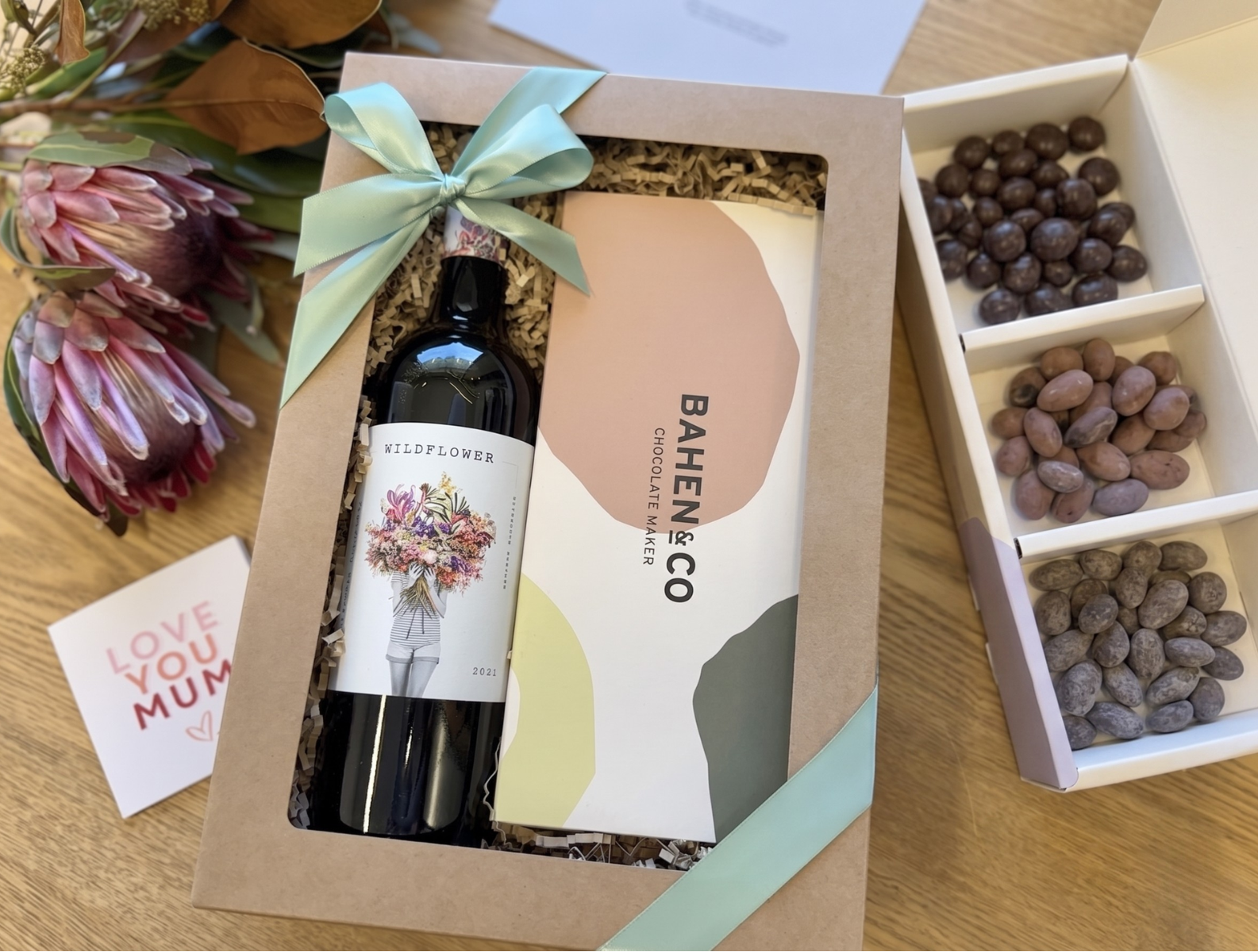 Wildflower Wine & Chocolates for Mum