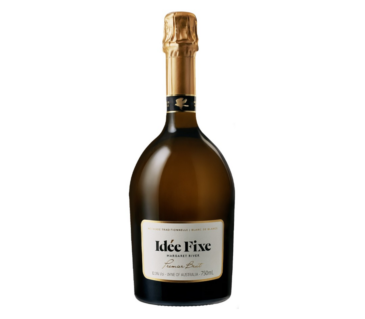 Premium Margaret River sparkling wine bottle featured in luxury Perth gift hampers by Two Birds Gift Co